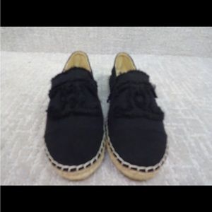 Chanel black Canvas Espadrilles 39
